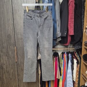 NYDJ Stone Gray Flare Jeans